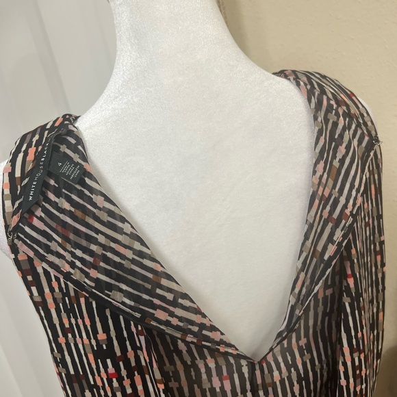 WHITE HOUSEE BLACK MARKET MIDI DRESS SIZE 4 - Picture 11 of 16